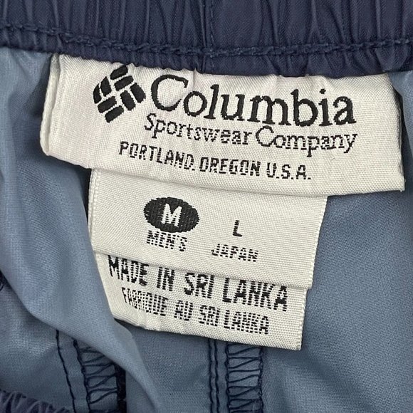 Columbia Packable Nylon Cargo Pants Sportswear Men Size Medium Navy Blue - Picture 6 of 12